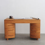 Kneehole Desk by Count Alexis de Sakhoffsky for Heywood Wakefield