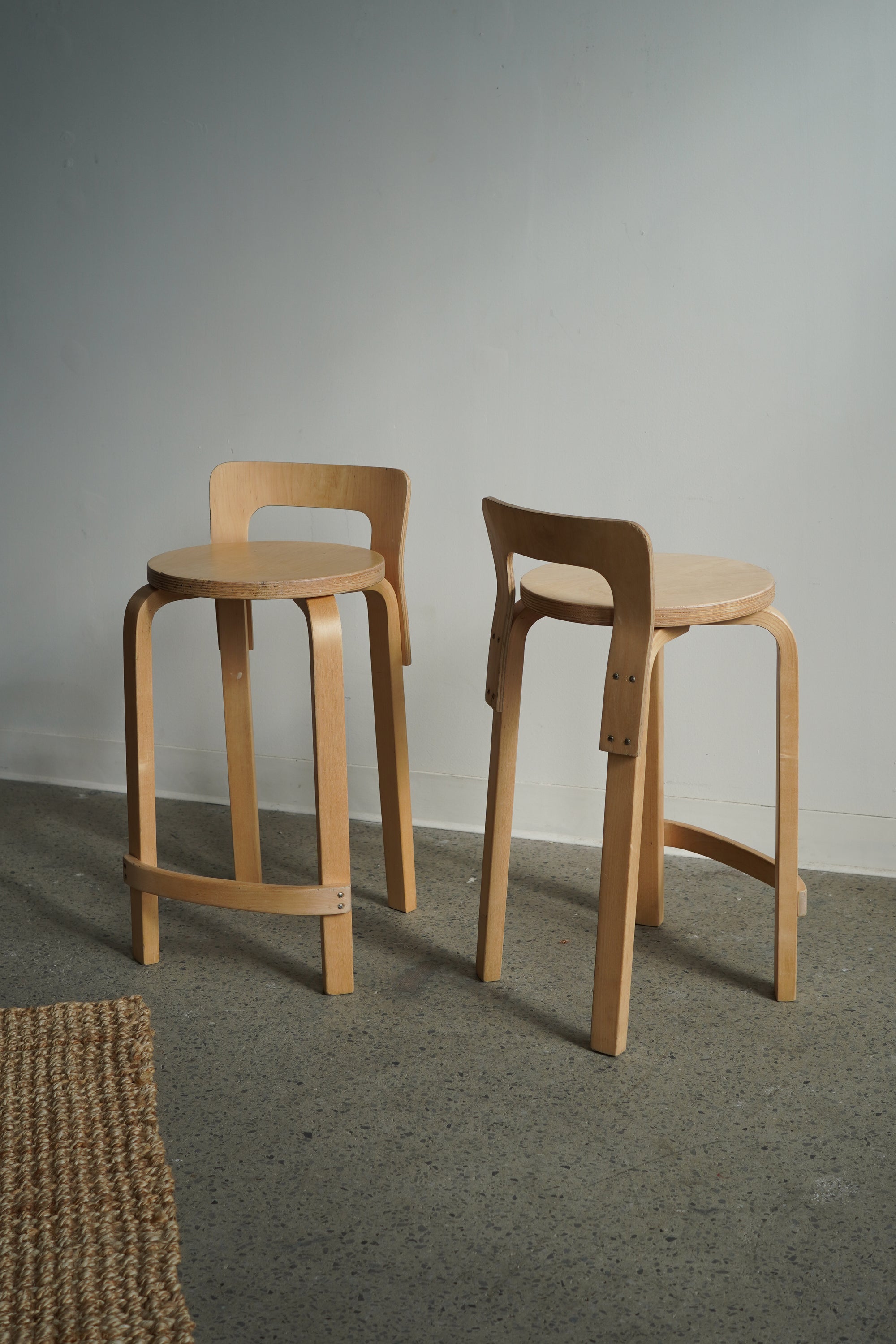 K65 High Chair Stools by Alvar Aalto for Artek