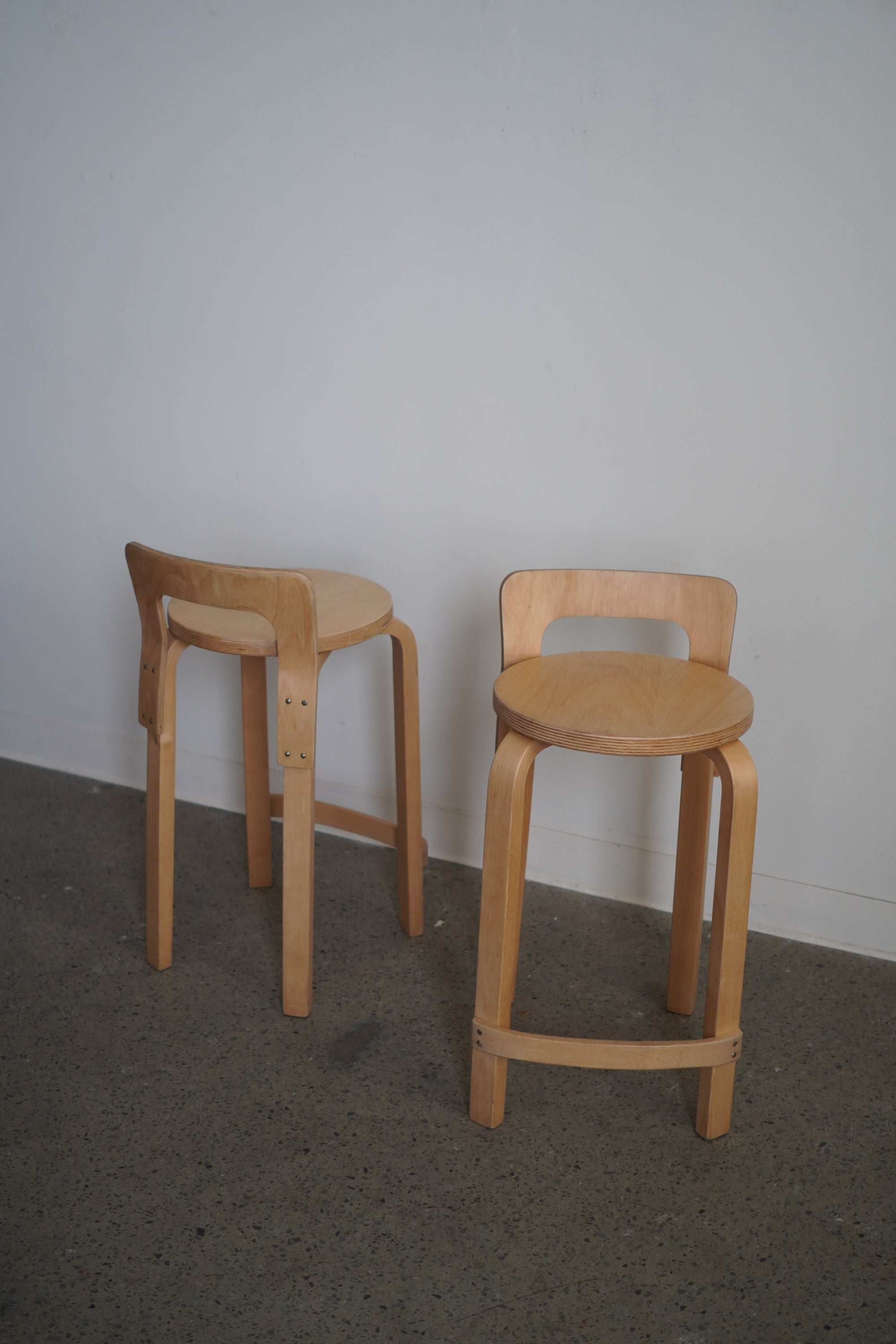 K65 High Chair Stools by Alvar Aalto for Artek