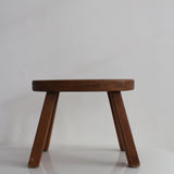 Tabouret en chêne français