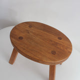 Tabouret en chêne français