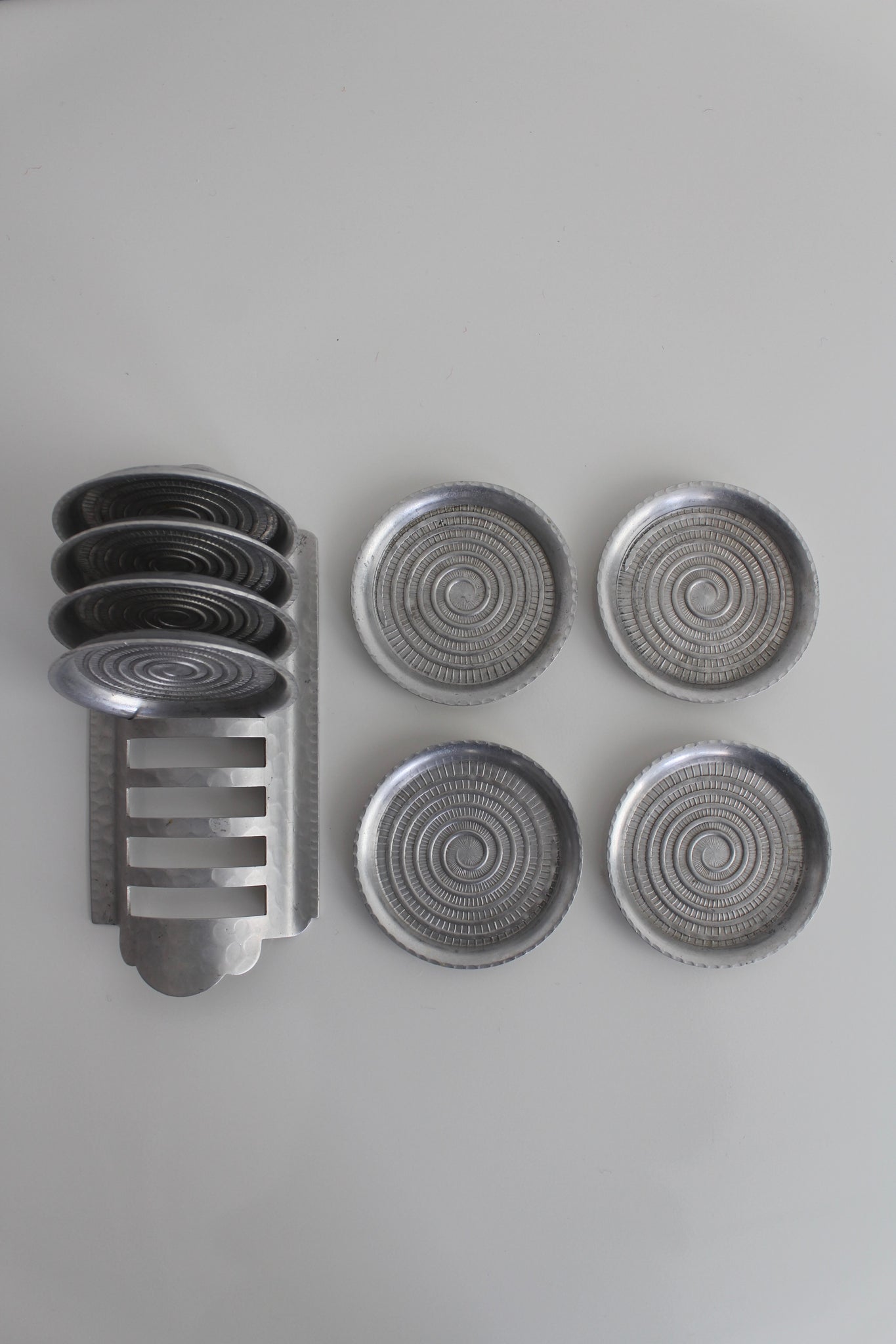 Spiral Aluminum Coasters