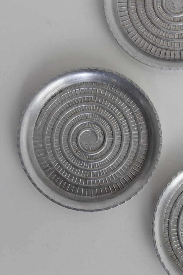 Spiral Aluminum Coasters