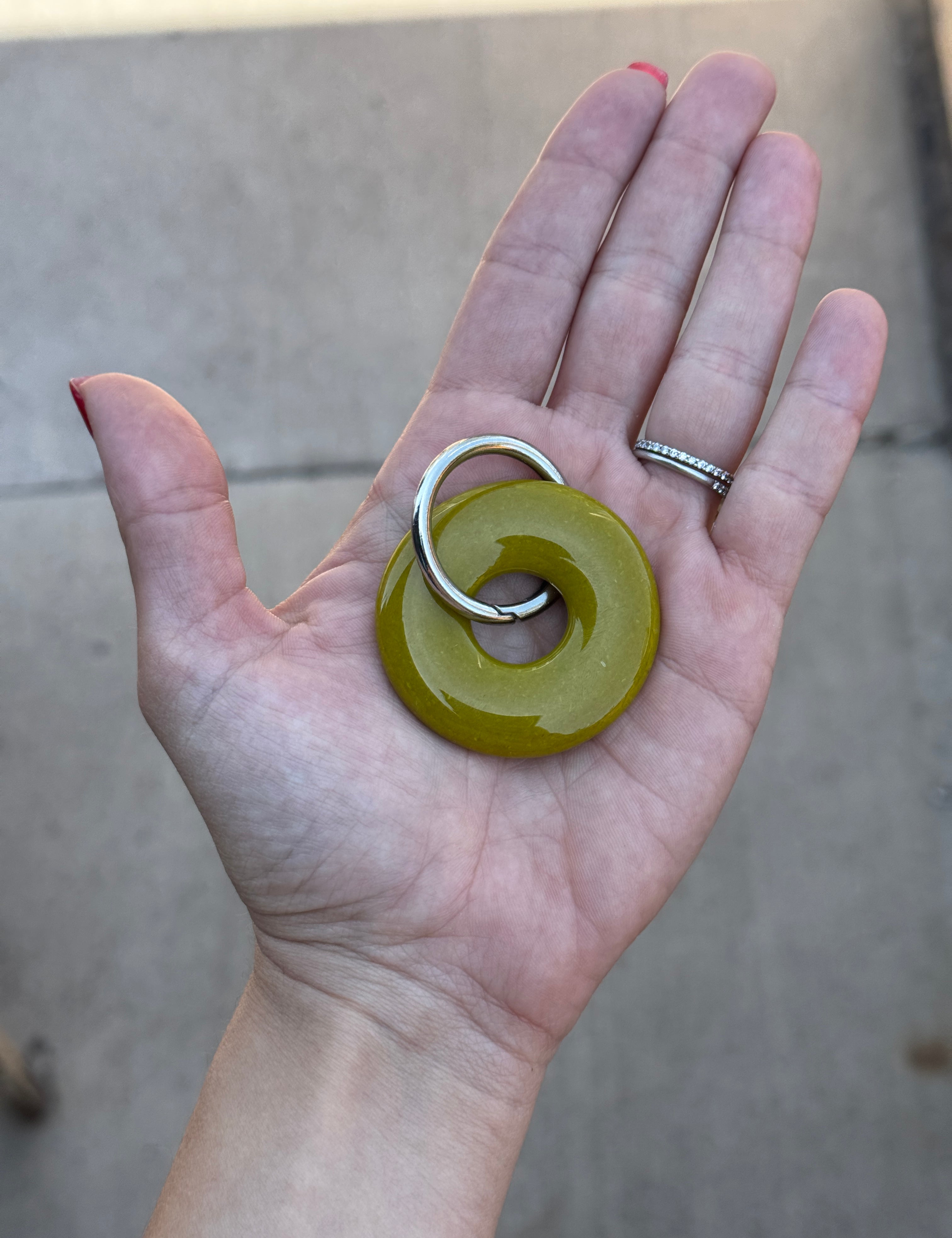 Glass Keychain by Clara Jorisch - Large