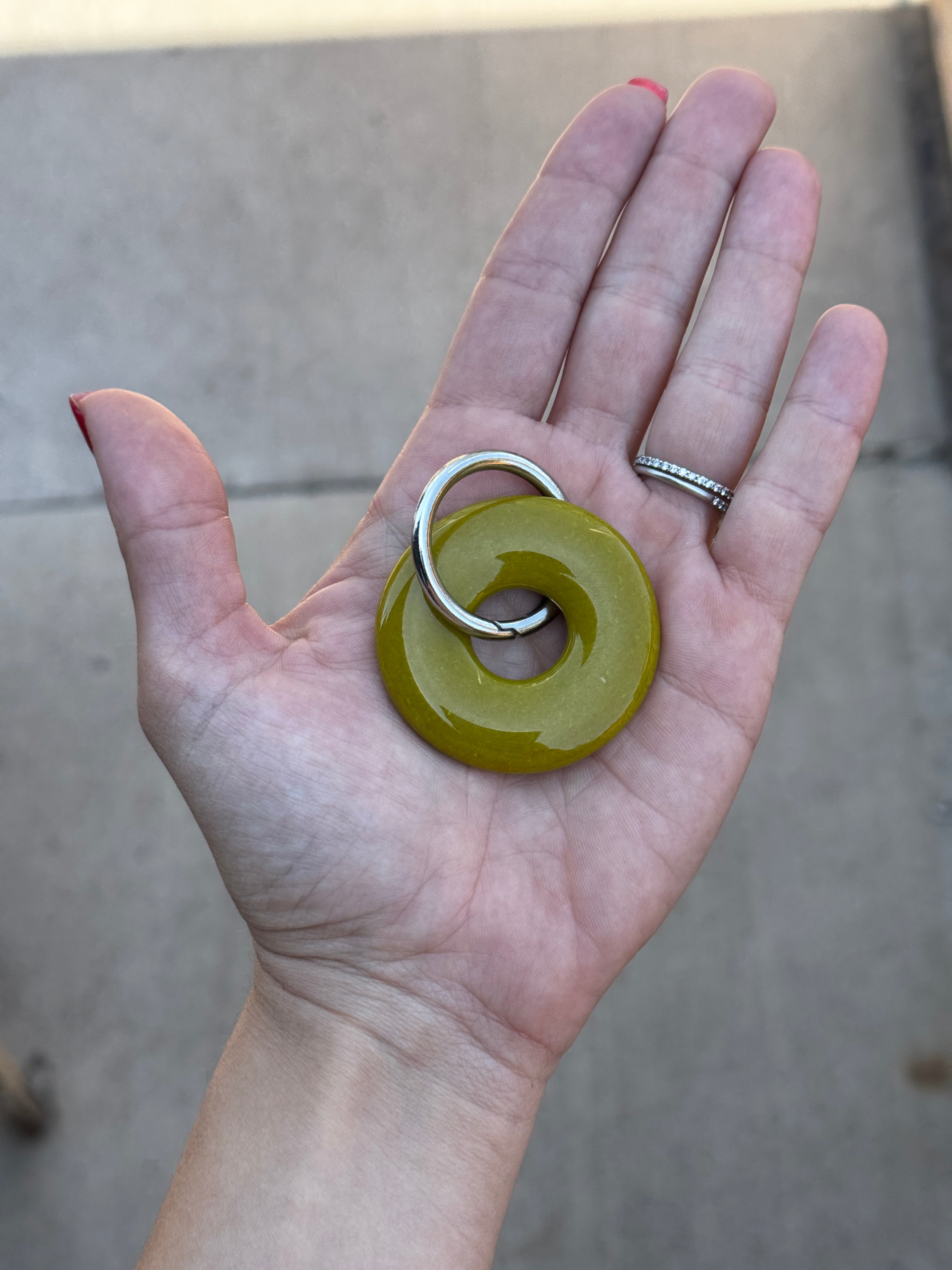 Glass Keychain by Clara Jorisch - Large