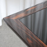 Table de salle à manger sur piédestal en palissandre