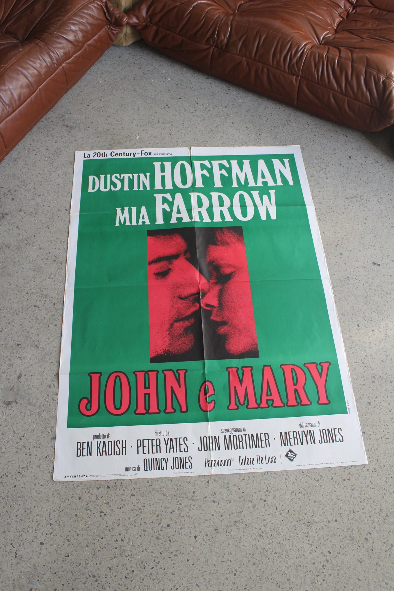John and Mary - Vintage Movie Poster