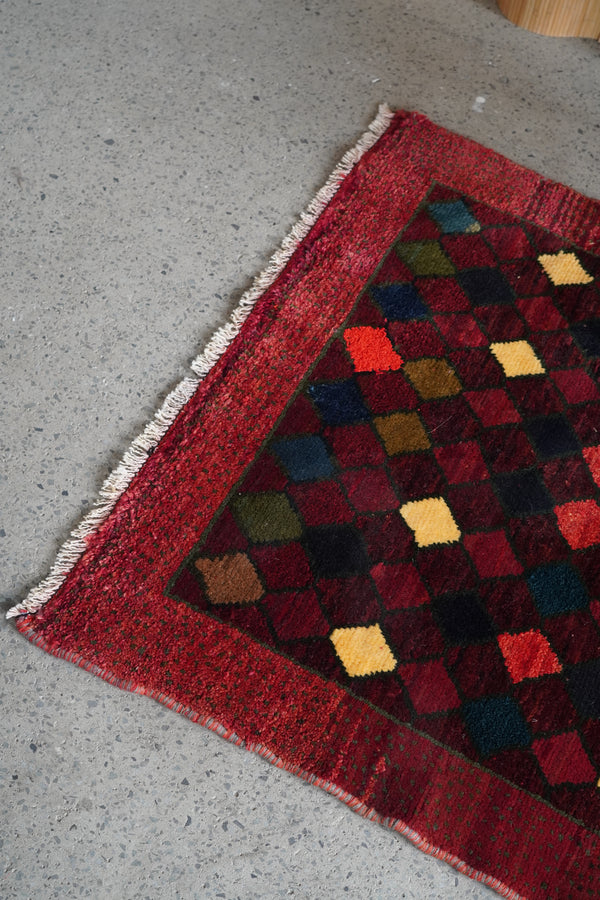 Gabbeh in Dark Red