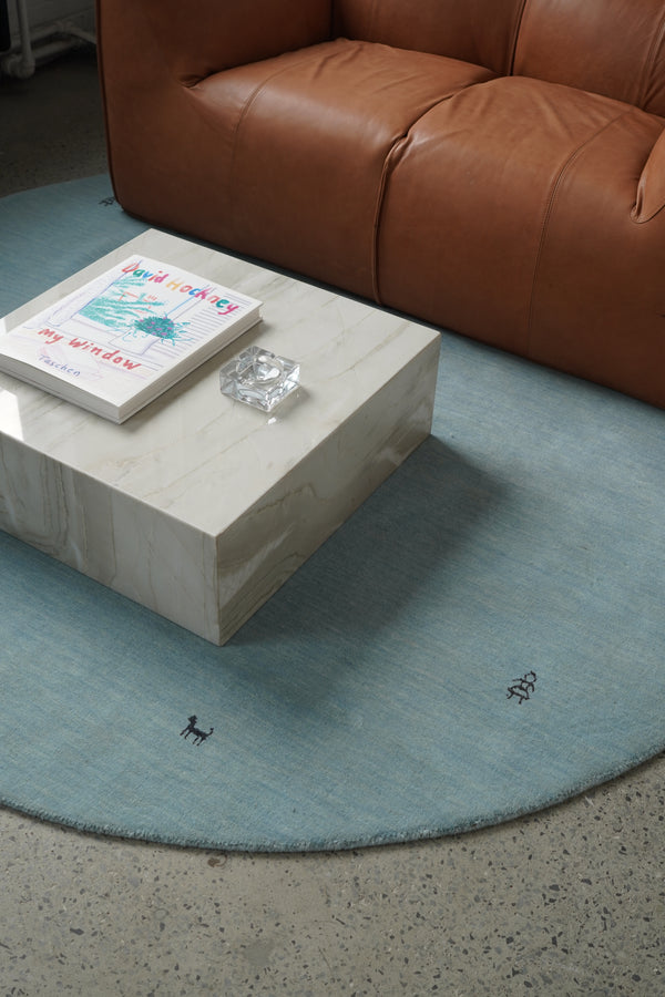 Gabbeh Rug in Light Blue