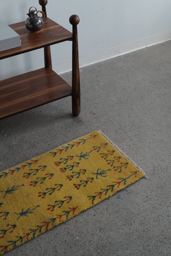 Gabbeh Rug in Light Gold