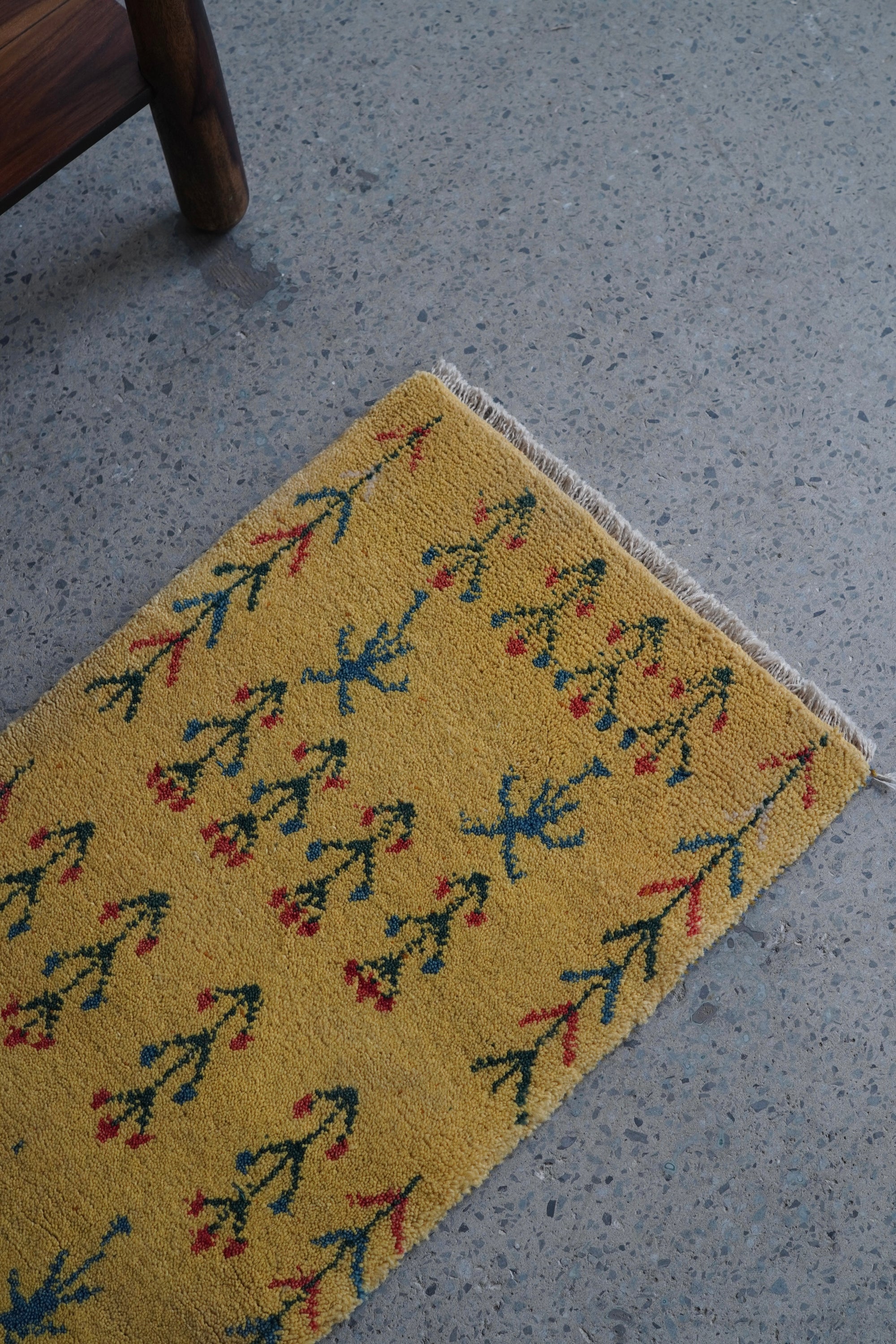 Gabbeh Rug in Light Gold