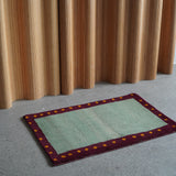 Gabbeh Rug in Earthy Green