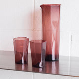 Hexagonal Pitcher in Plum/Red by Charlie Larouche-Potvin