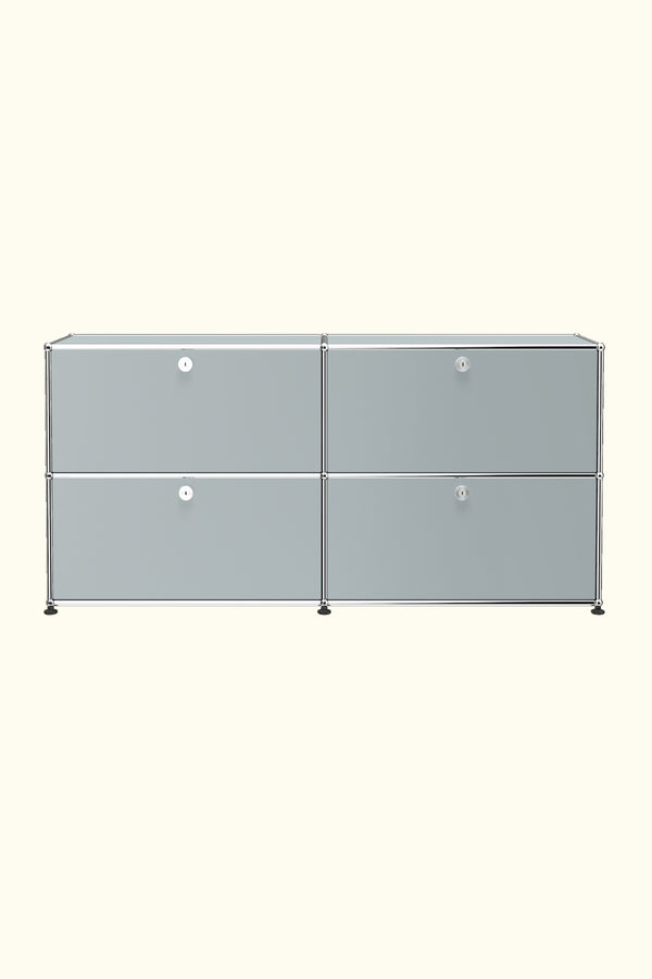 Four-Door Storage Credenza E2 by USM Haller