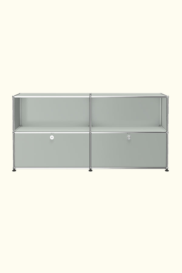 Two-Door Storage Credenza C2A by USM Haller