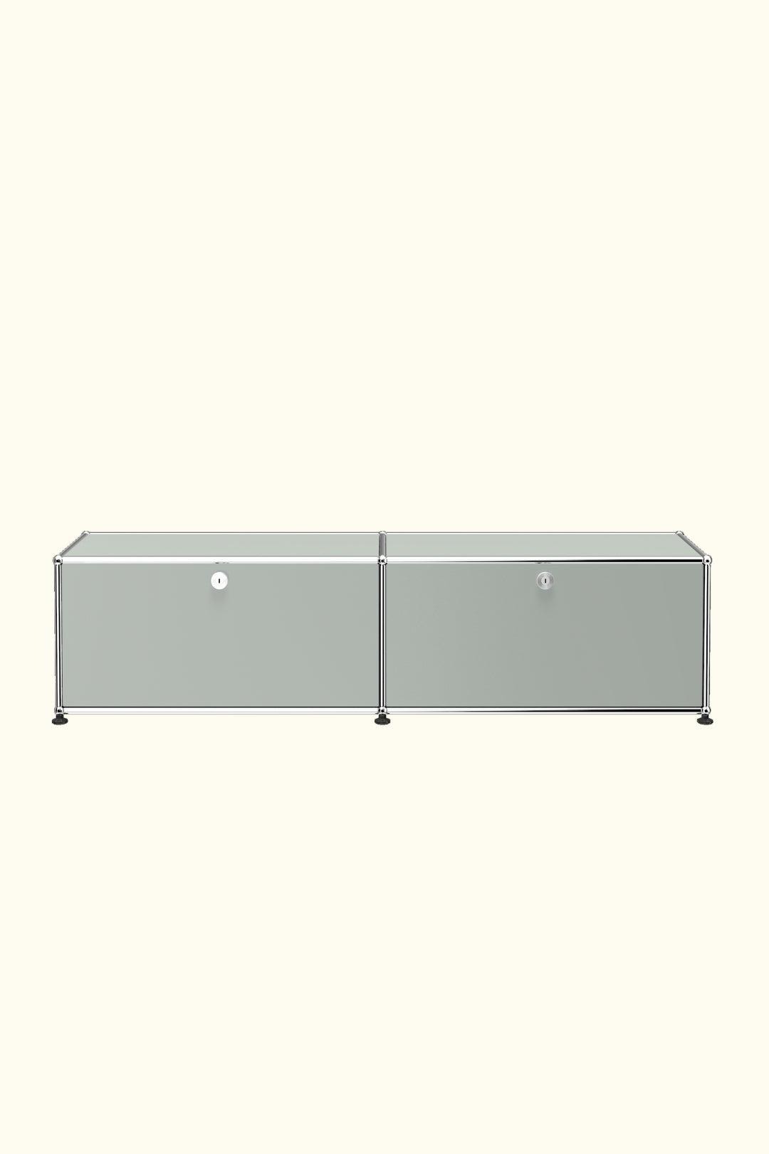 Two-Door Media Storage Credenza B218 by USM Haller