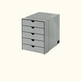 Bloc de rangement Inos 5 tiroirs par USM Haller