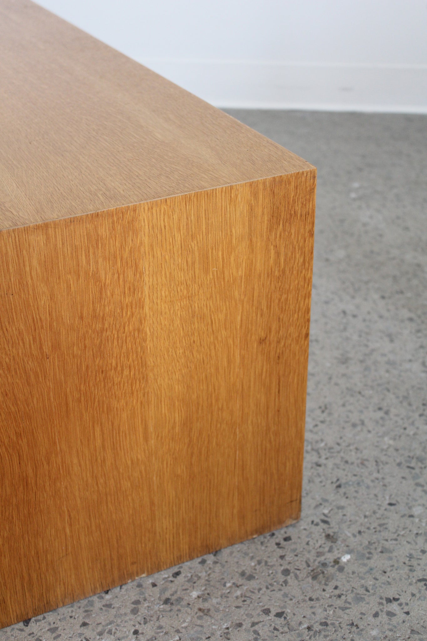 Low wood veneer coffee table by Paul Mayens for Intrex Furniture 