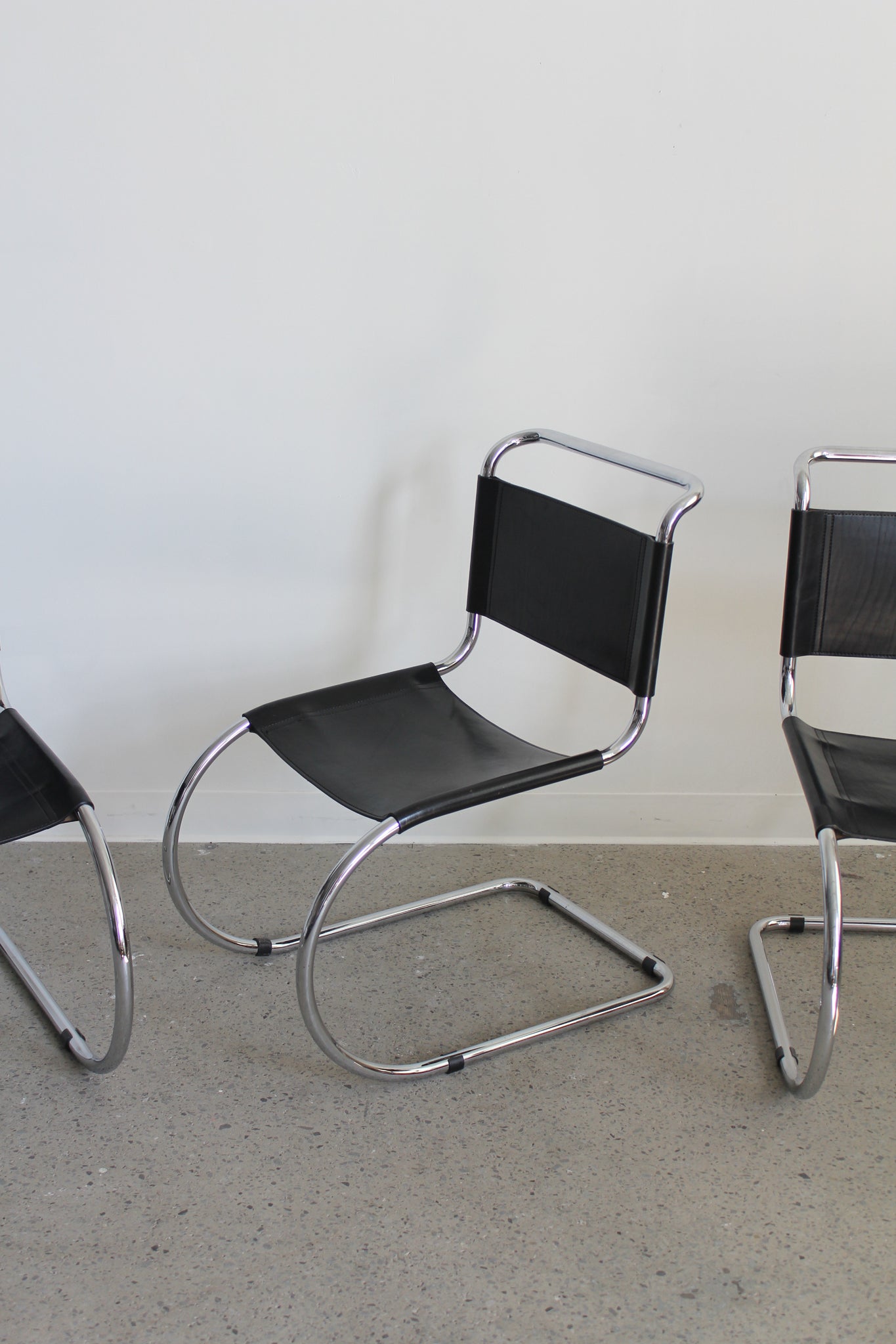 MR10 Chairs by Mies Van Der Rohe for Fasem