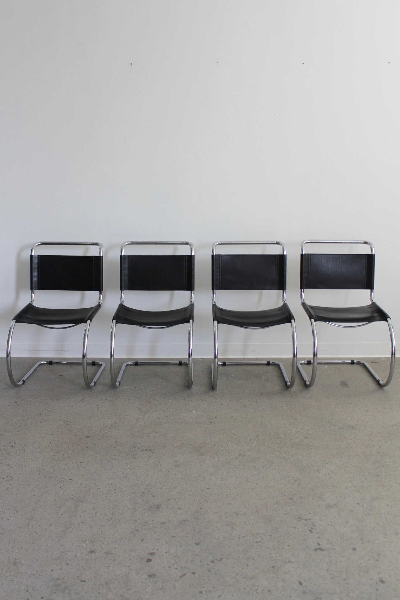 MR10 Chairs by Mies Van Der Rohe for Fasem