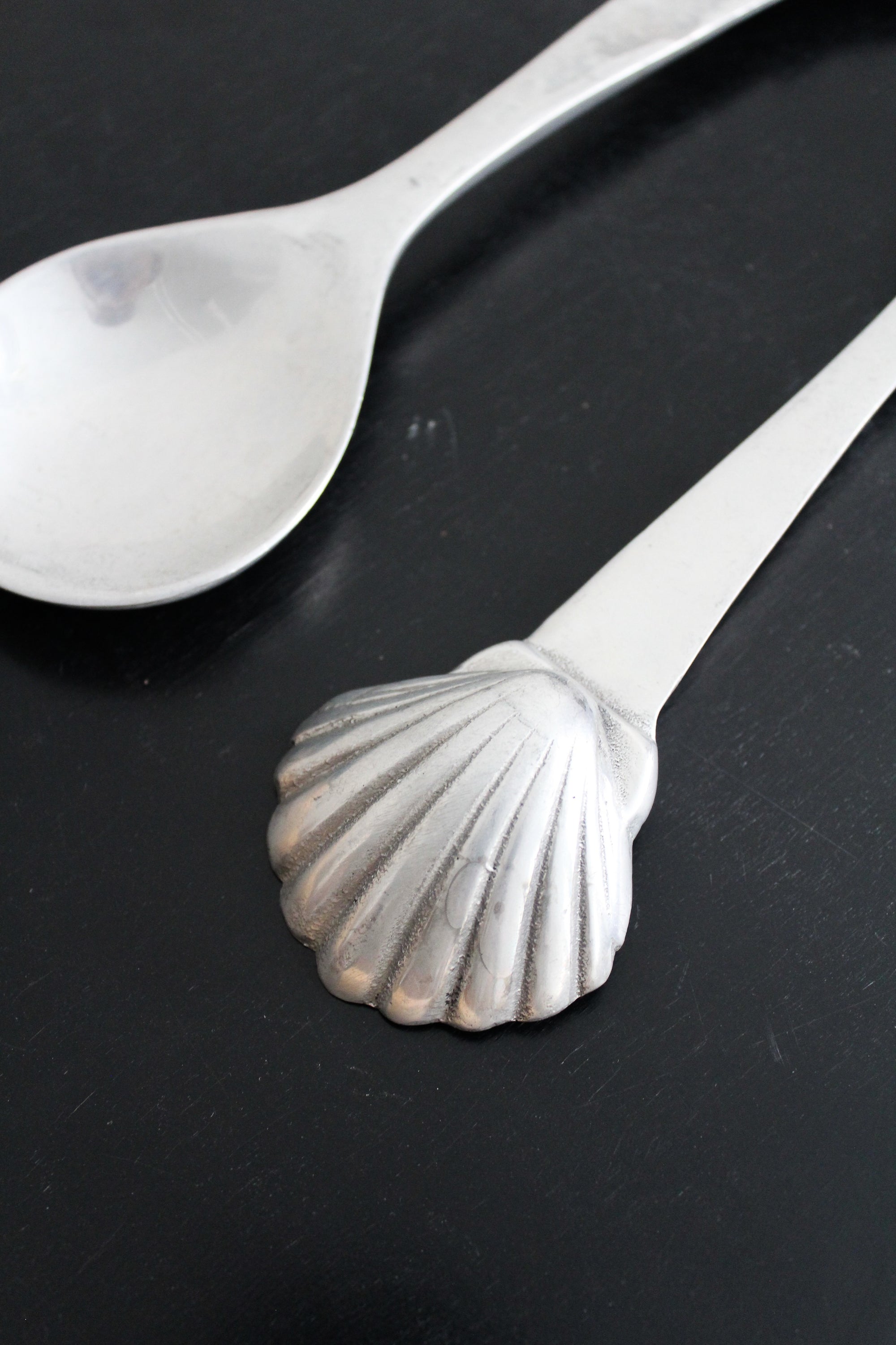 Aluminum Salad Servers by Mariposa