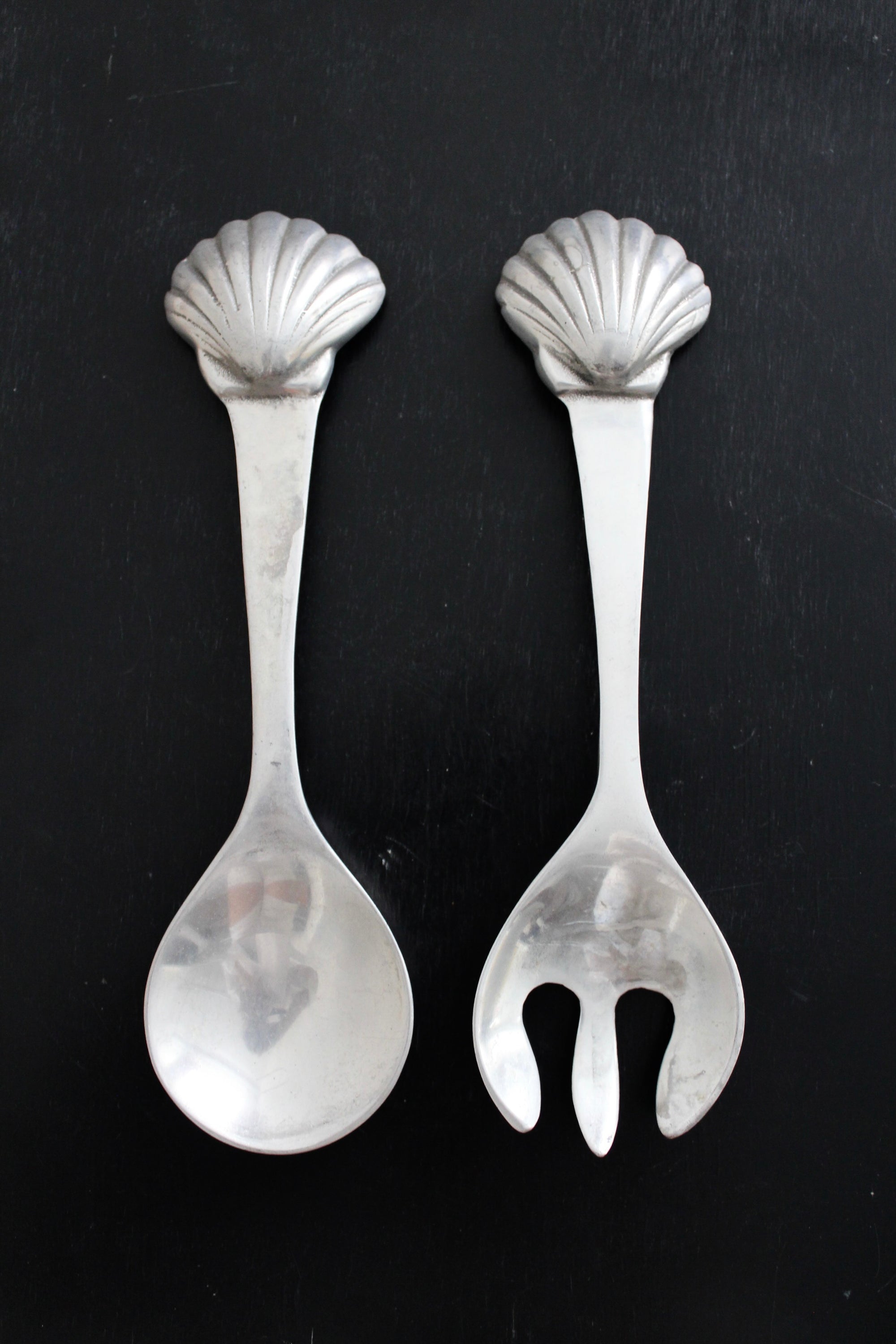 Aluminum Salad Servers by Mariposa