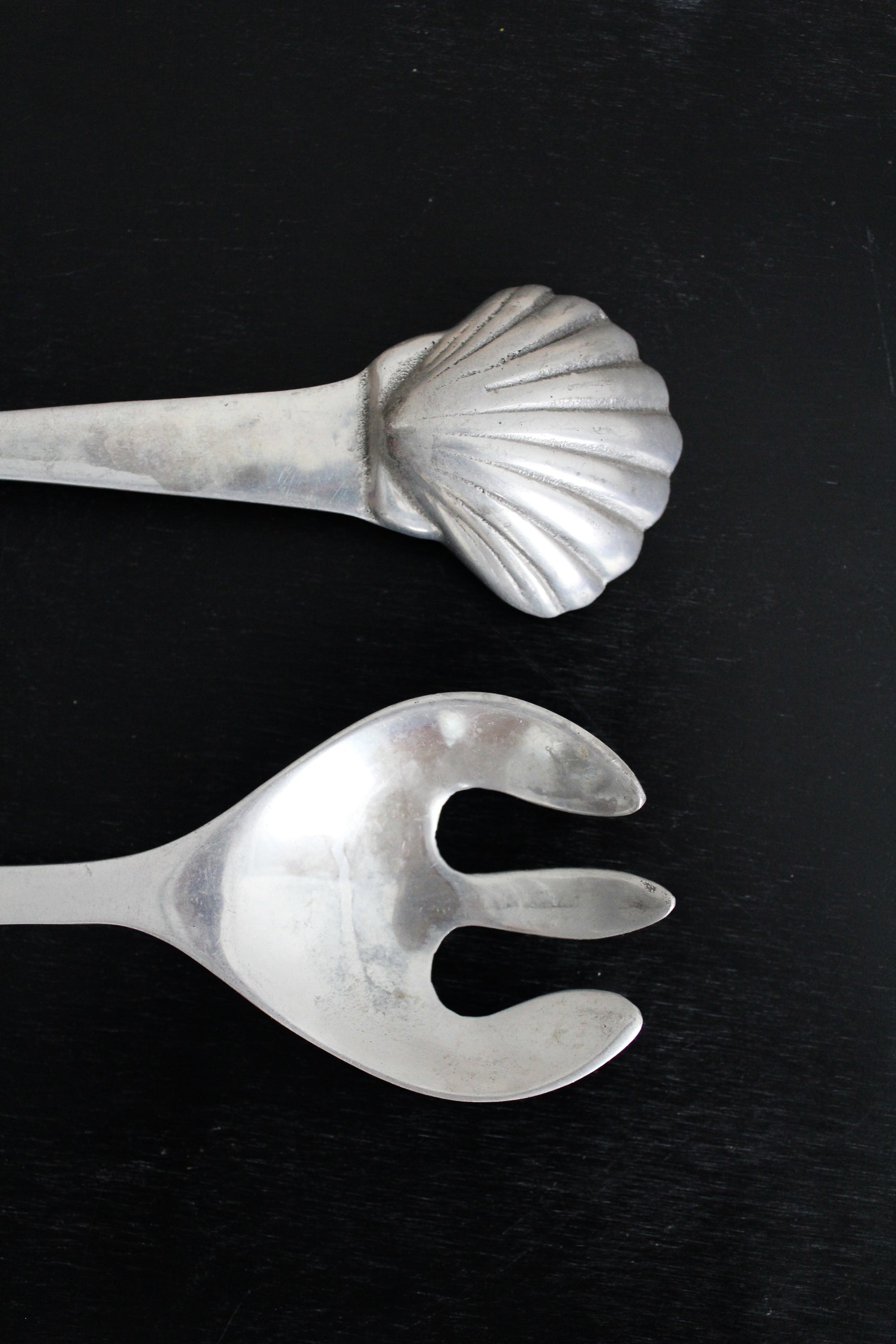 Aluminum Salad Servers by Mariposa