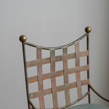 Steel and Brass Bar Stools