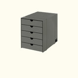 Bloc de rangement Inos 5 tiroirs par USM Haller