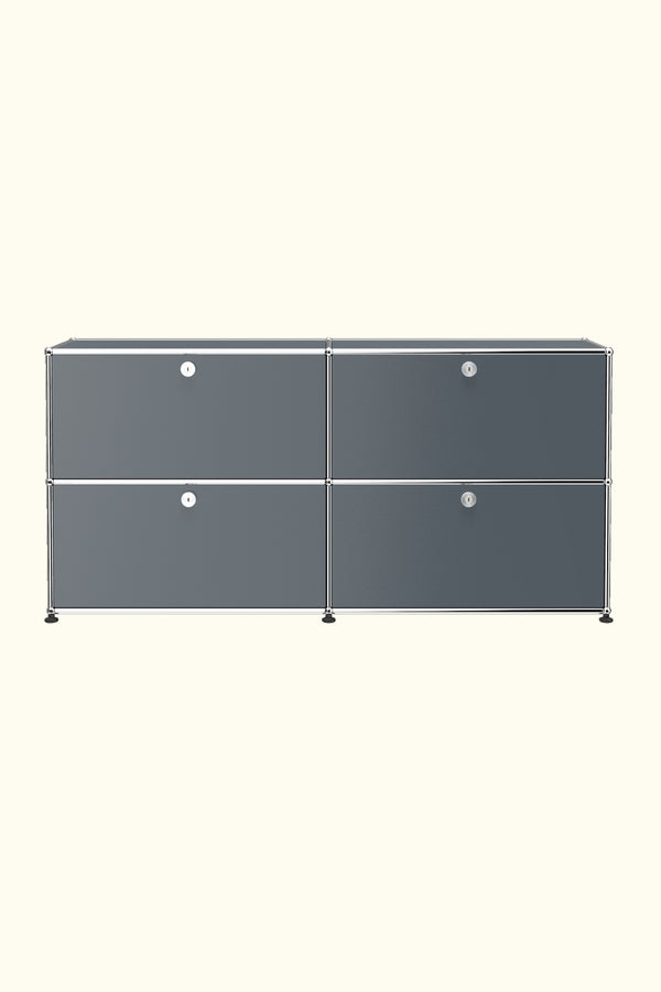 Four-Door Storage Credenza E2 by USM Haller