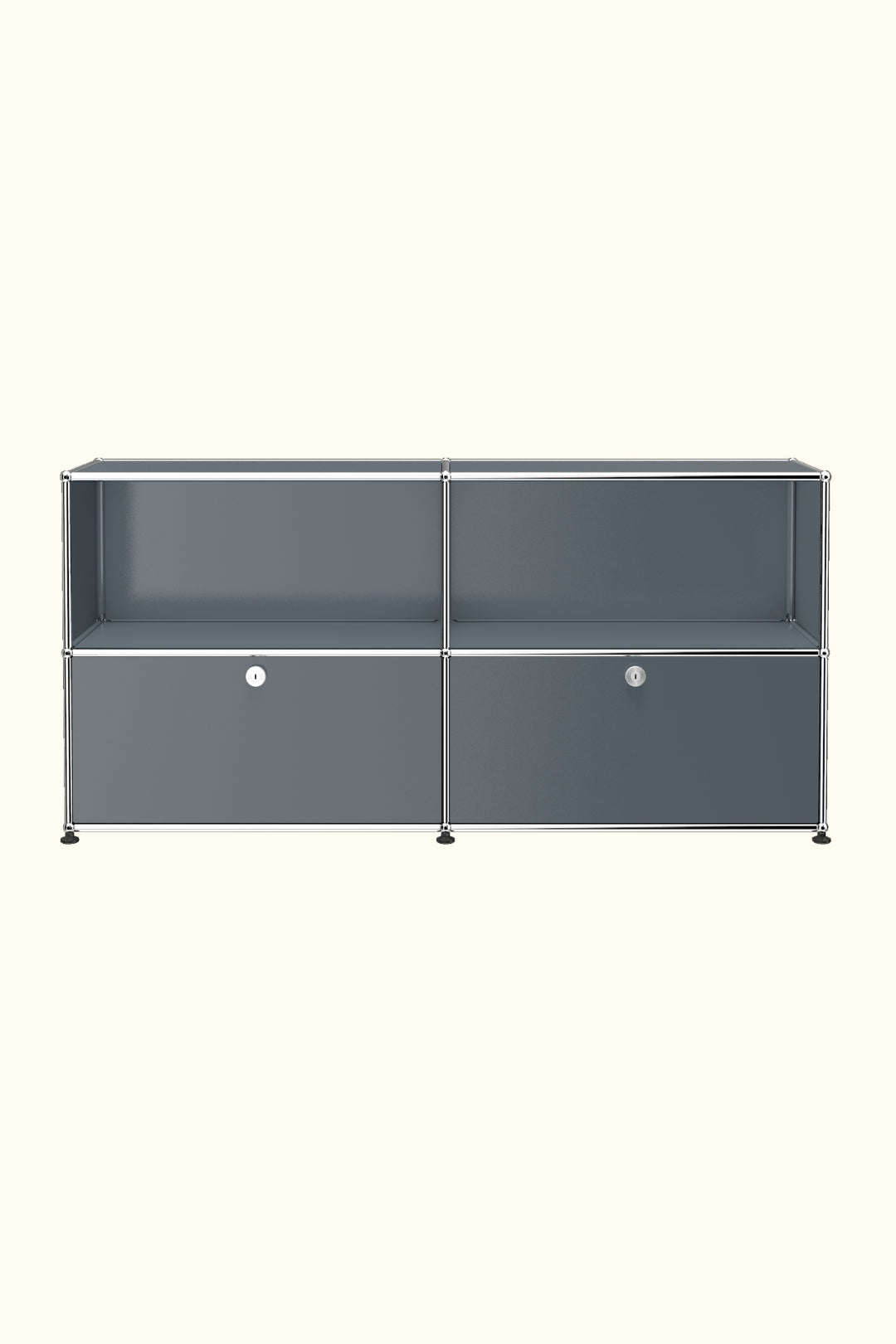 Two-Door Storage Credenza C2A by USM Haller