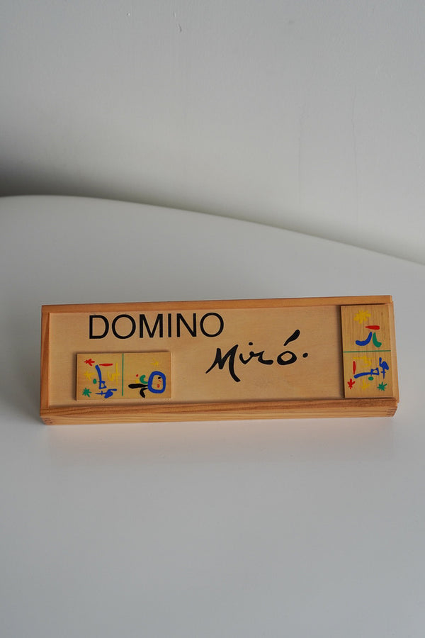 Large Domino Set with Joan Miro Artwork