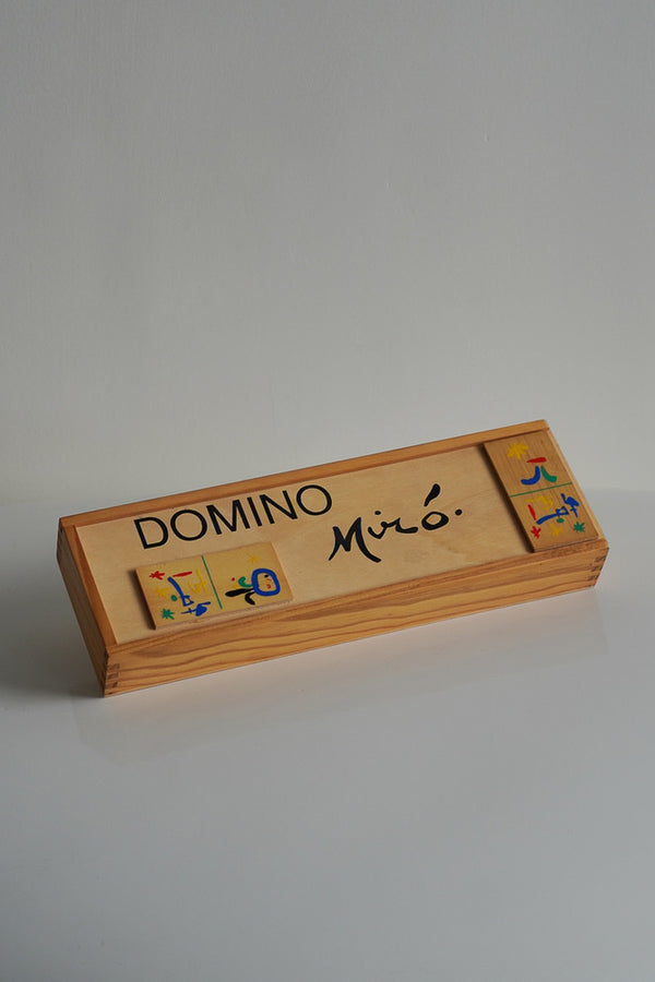 Large Domino Set with Joan Miro Artwork