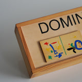 Grand ensemble de dominos avec œuvre de Joan Miró