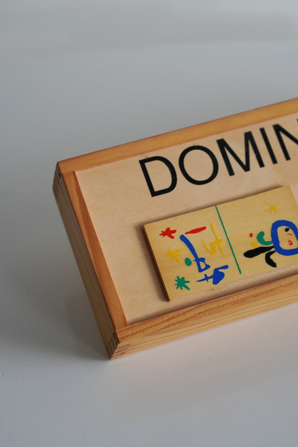 Large Domino Set with Joan Miro Artwork