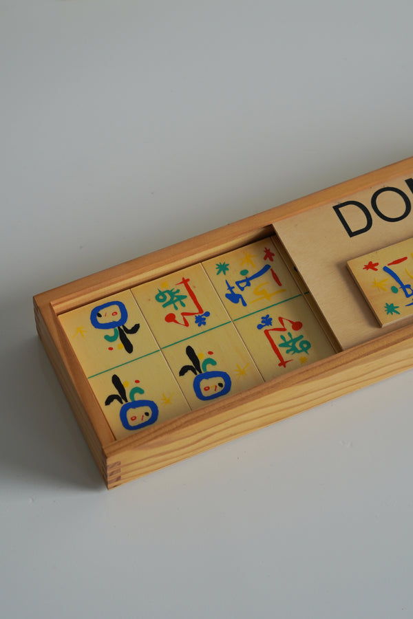 Large Domino Set with Joan Miro Artwork