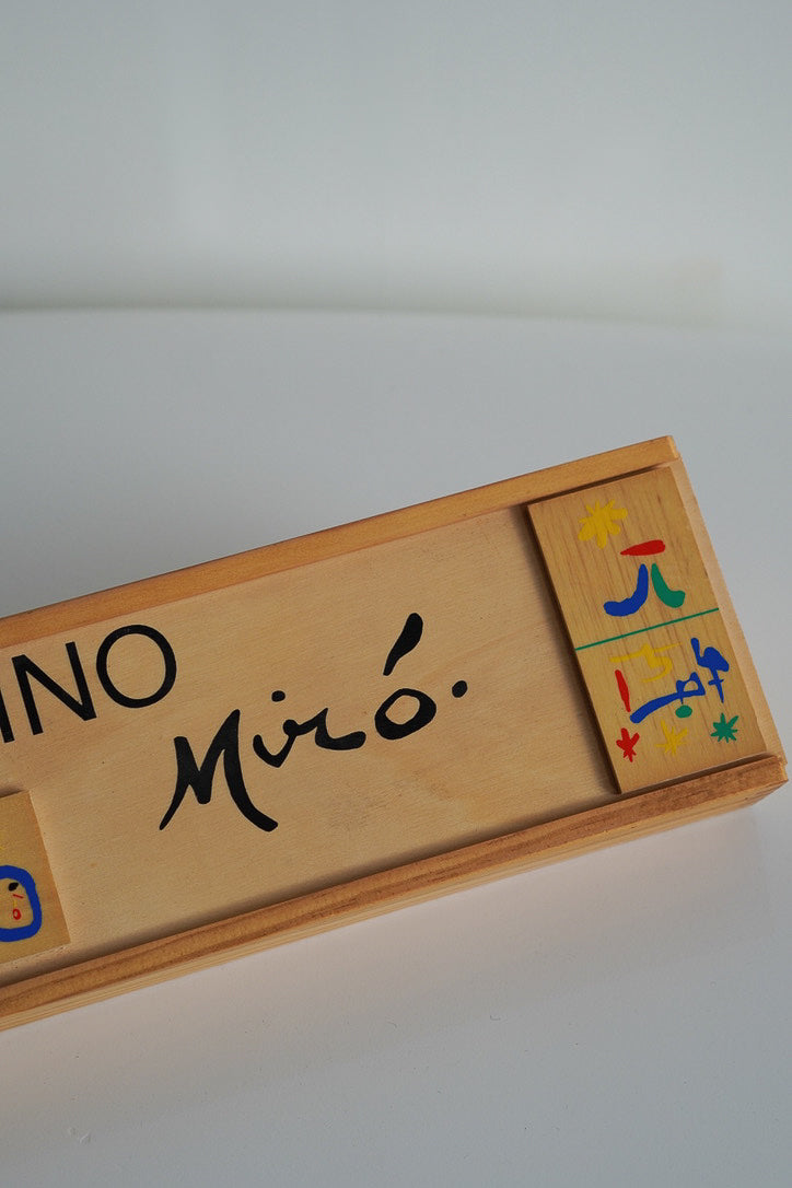 Large Domino Set with Joan Miro Artwork