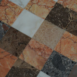 Table piédestal patchwork