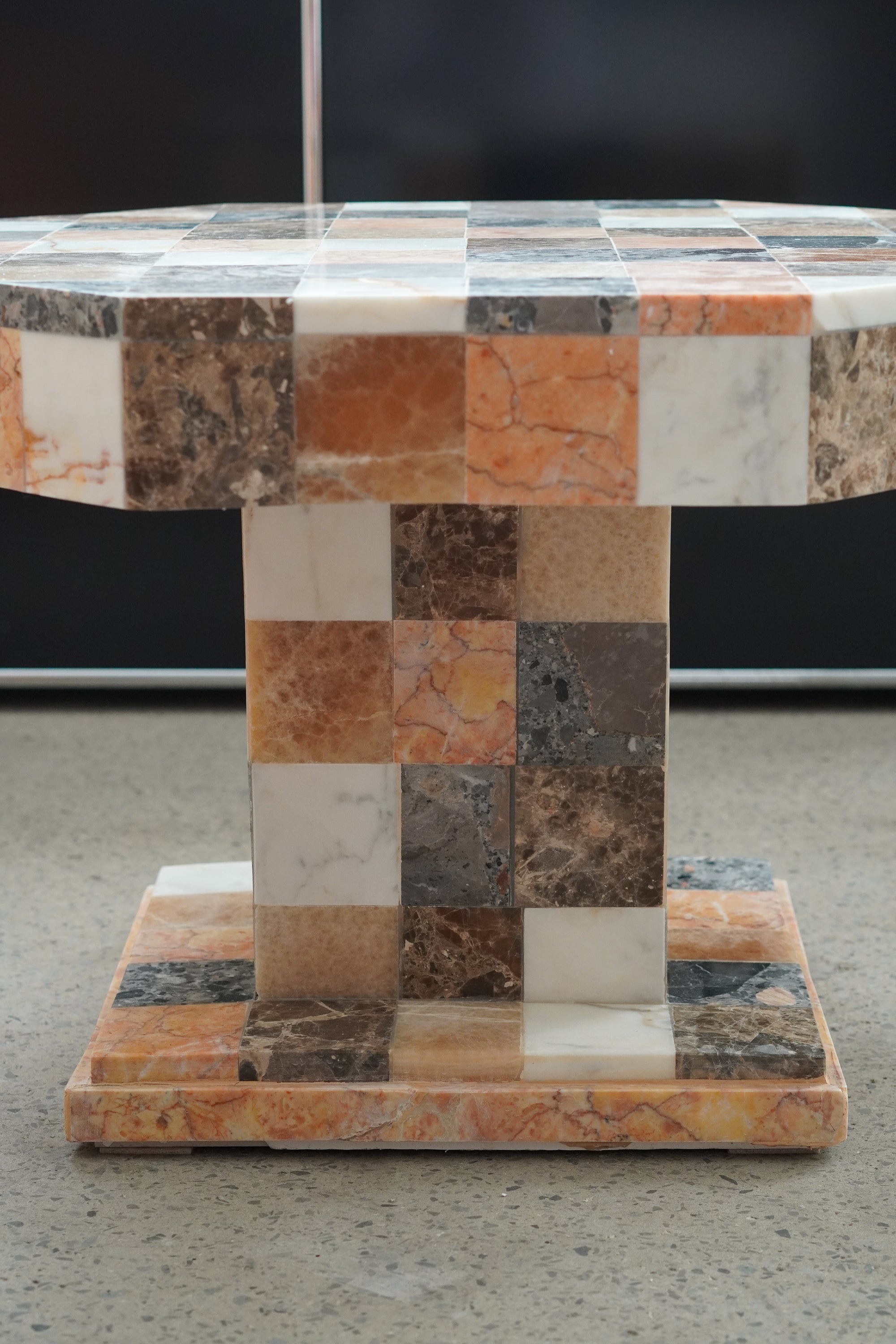 Patchwork Pedestal Table