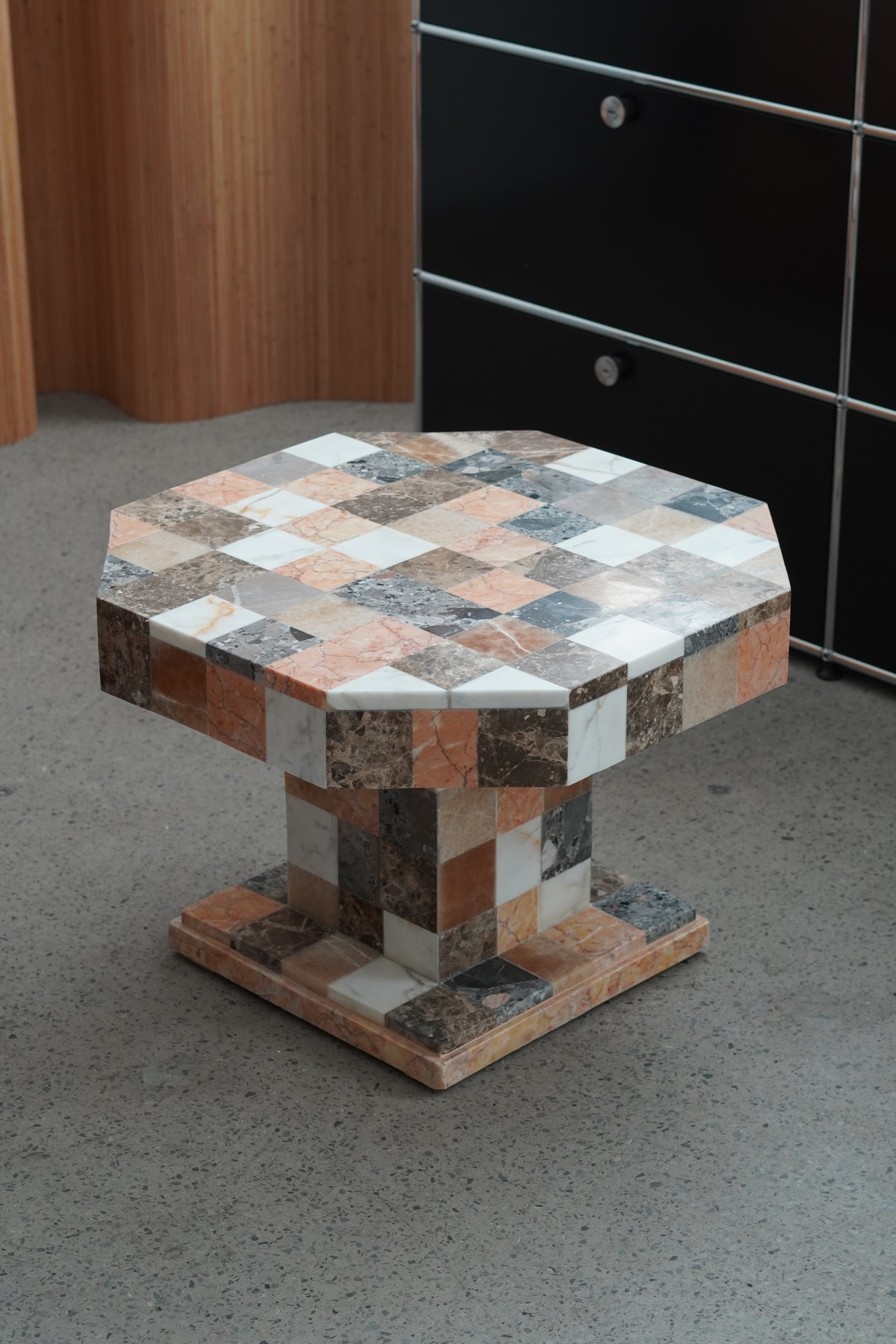 Patchwork Pedestal Table