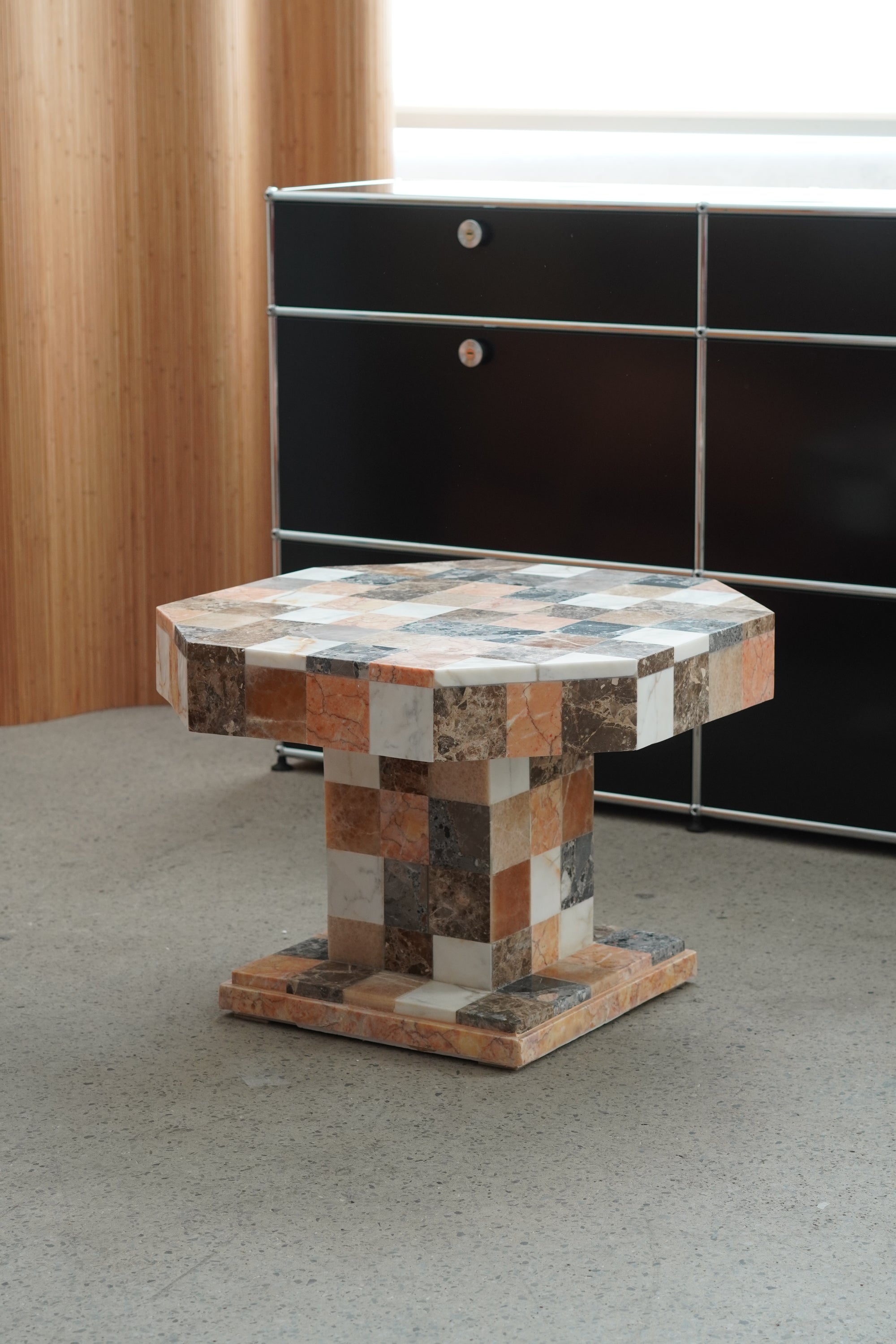 Patchwork Pedestal Table