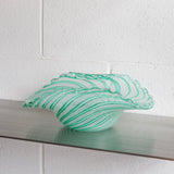 Murano Glass Latticino Bowl in the Style of Venini