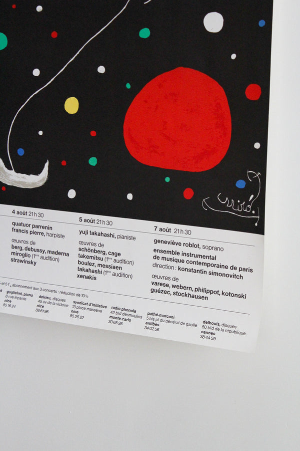 "Nuits de La Fondation Maeght" by Joan Miro Exhibition Print