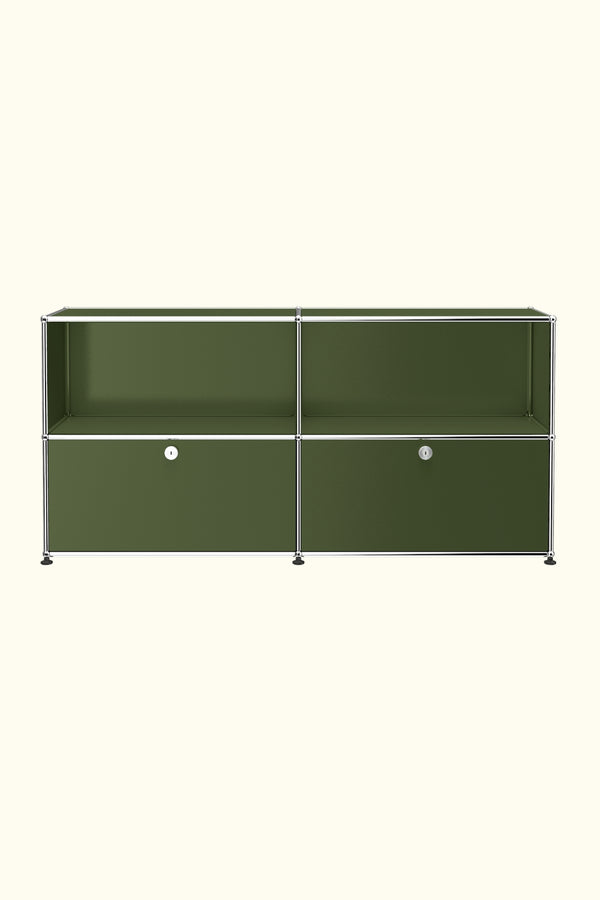 Two-Door Storage Credenza C2A by USM Haller