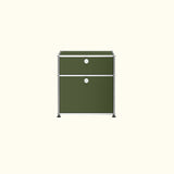 Table de chevet deux portes P1 par USM Haller