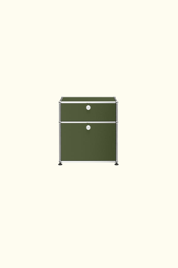 Two Door Bedside Table P1 by USM Haller