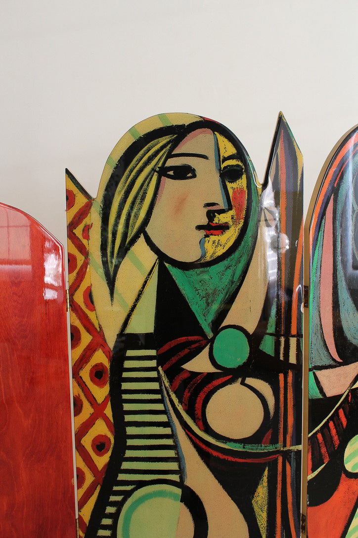 Four-panel Pablo Picasso Screen