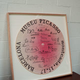 Framed Pablo Picasso Exhibition Poster