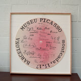 Framed Pablo Picasso Exhibition Poster