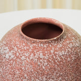 Pink Speckled Ceramic Vase by Laurent Tienne